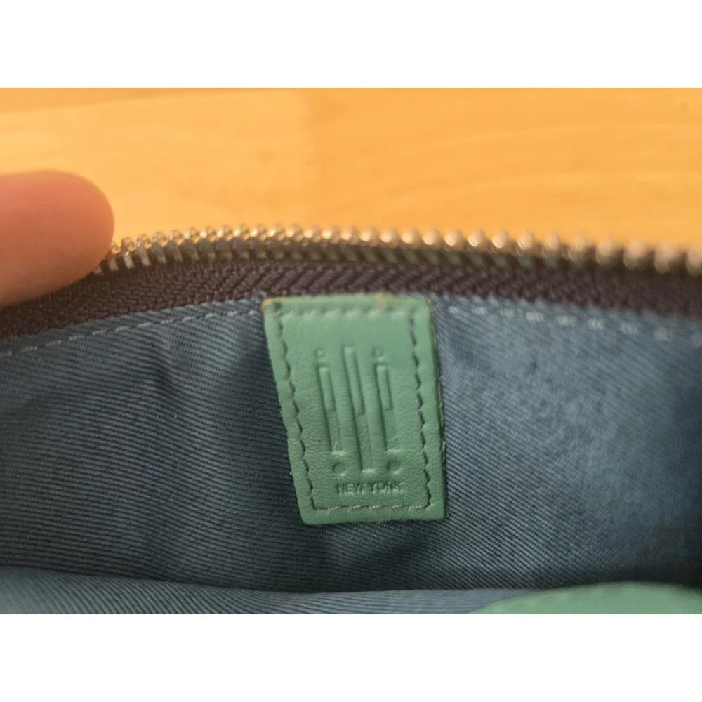 ILI New York‎ Genuine Leather Keychain Zip ID Card Case With RFID